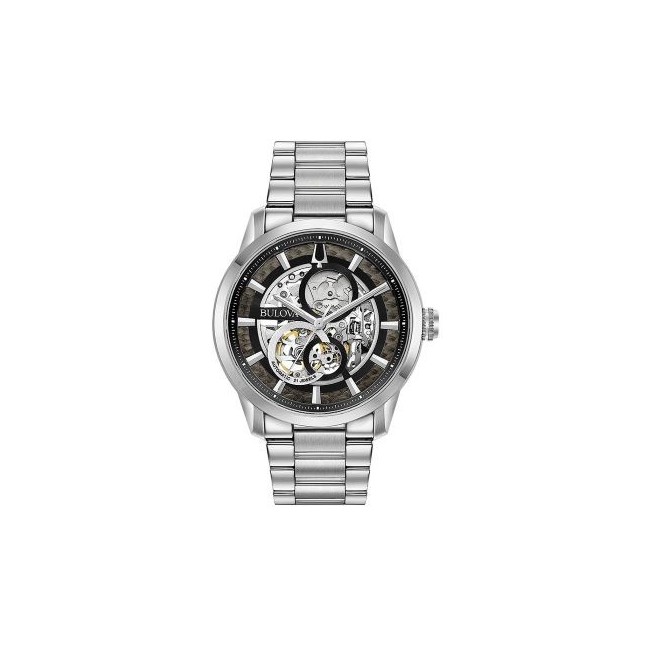 Bulova Sutton Skeleton Automatic Men's Watch - 96A208