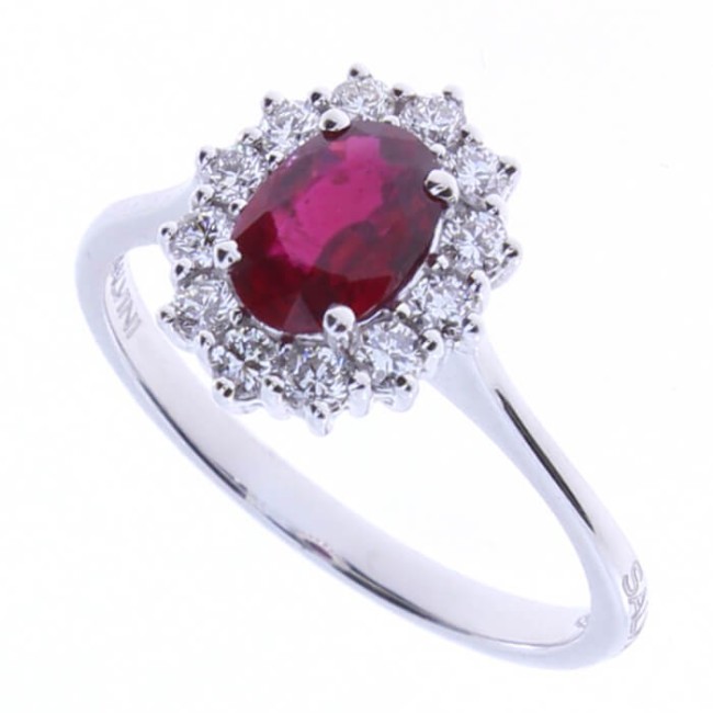 Salvini Love For Colors Ring mit burmesischen Rubinen und Diamanten 20096710