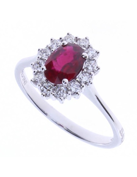 Anello Salvini Love For Colors con Rubino Birmano e Diamanti 20096710