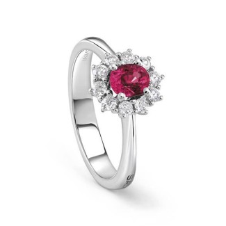 Salvini Love For Colors Rings with Ruby and Diamonds 20097008