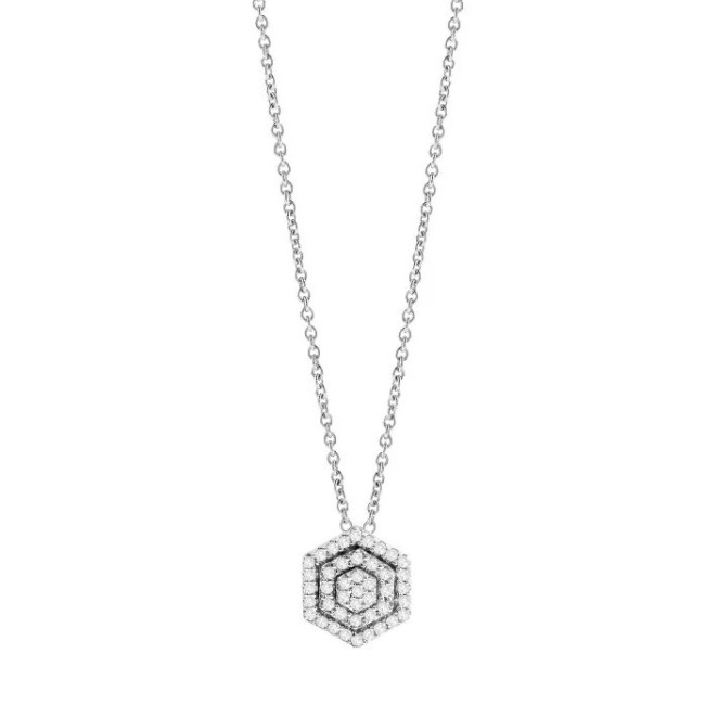 Salvini necklace Bagliori line in white gold and diamonds - 20106499