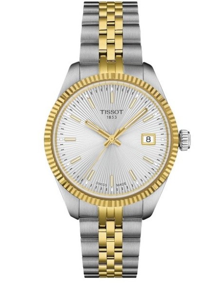 Tissot T-Classic Ballade Two-Tone Gold Ladies Watch T1562102203100