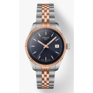 Tissot T-Classic Ballade Two-Tone Rose Gold Women's Watch T1562102204100