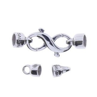 Salvini white gold snap hook for pearl necklaces - 20090036