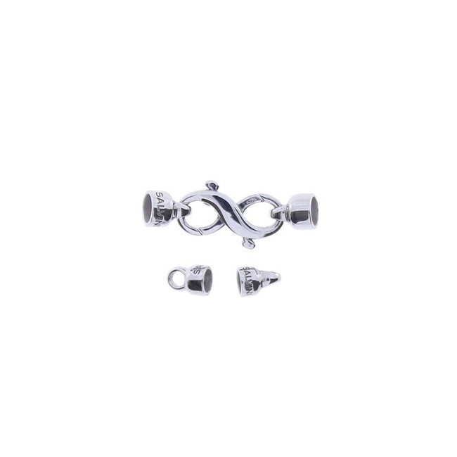 Salvini white gold snap hook for pearl necklaces - 20090036