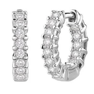 Salvini Aria Hoop Earrings with Natural Diamonds - 20102763