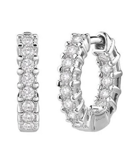 Salvini Aria Hoop Earrings with Natural Diamonds - 20102763