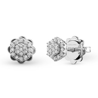 Salvini Bagliori Hexagon Earrings with Natural Diamonds - 20106501