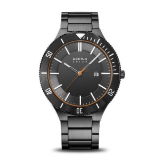 Bering Solar 43 mm schwarze Herrenuhr – 14443779