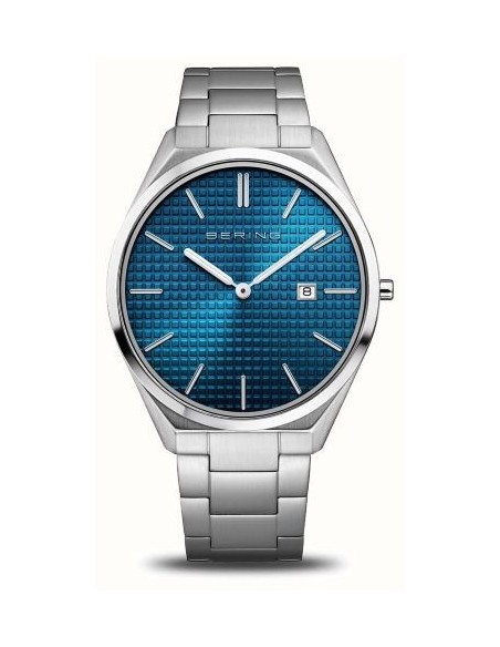 Orologio uomo Bering Ultra Slim 40mm blu - 17240707