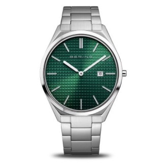 Orologio uomo Bering Ultra Slim 40mm verde - 17240708