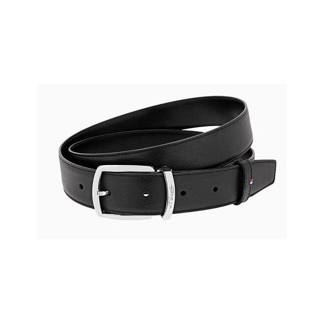Cintura S.T Dupont Line DReversible belt Black- 8210160