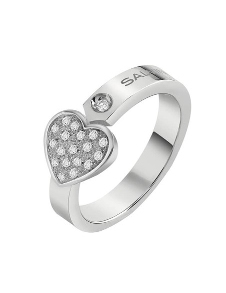 Salvini I Segni Heart Ring in White Gold and Diamonds - 20081174