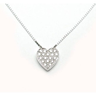 Collana Salvini I Cuori Textures con diamanti - 20029555