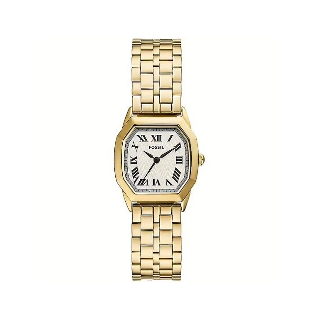 Fossile Harlow-Uhr aus Gelbgoldstahl – ES5361