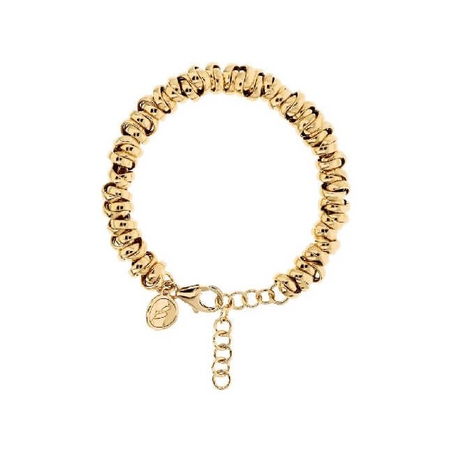 Bracciale Bronzallure a maglie intrecciate dorato - WSBZ02188Y.YG