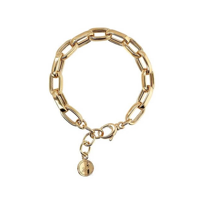 Bronzallure maxi chain bracelet gold - WSBZ02261Y.YG