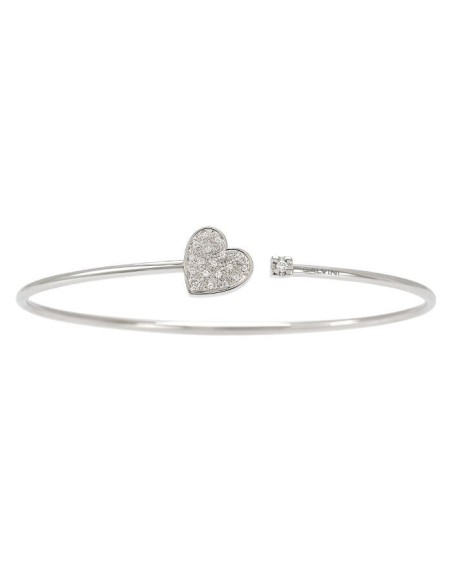 Salvini I Segni Heart Bracelet in White Gold and Diamonds - 20075943