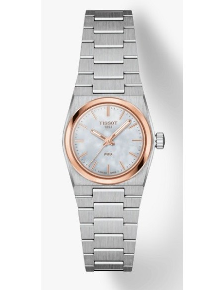 Orologio Tissot PRX al quarzo donna 25mm bicolore -  T1370102111100