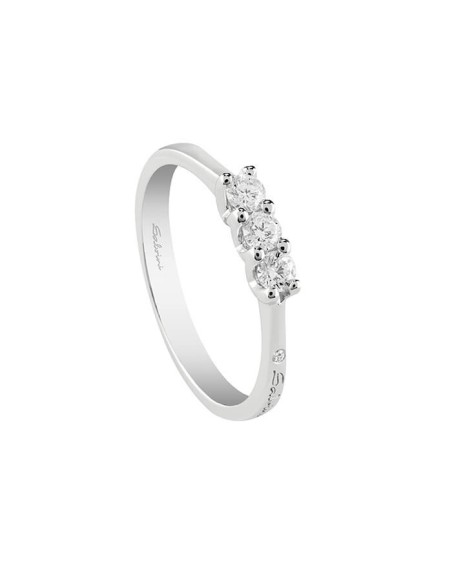 Salvini Virginia Trilogy Ring in White Gold and Diamonds - 20068916
