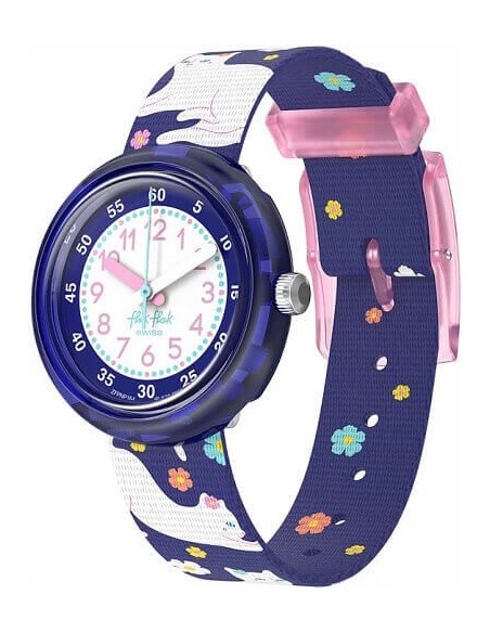 Flik Flak Fancy Cat Blue Kids Watch with Cat - FPNP164