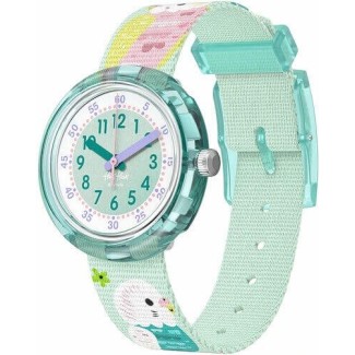 Flik Flak Happy Budgies Green Kids Watch - FPNP160
