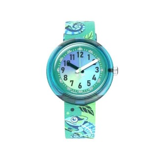 Flik Flak Camo Friends Kinderuhr mit Chamäleon FPNP161