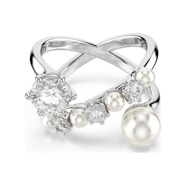 Swarovski Anello cocktail Matrix con perle e cristalli - 5705612