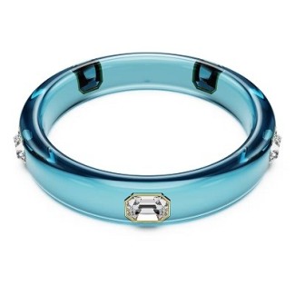 Swarovski Bracciale rigido Dulcis blu ottagonale - 5714390