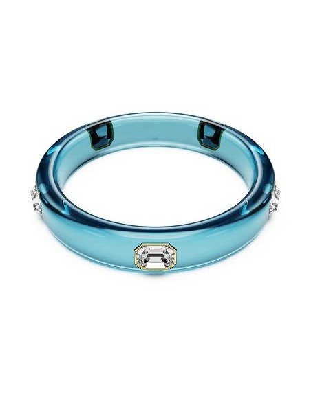 Swarovski Bracciale rigido Dulcis blu ottagonale - 5714390