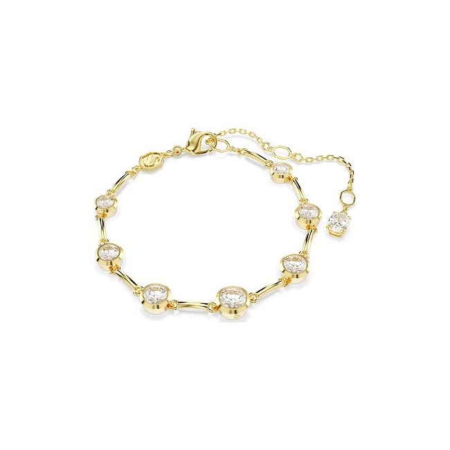 Bracciale tennis Swarovski Imber dorato e cristalli bianchi - 5705465