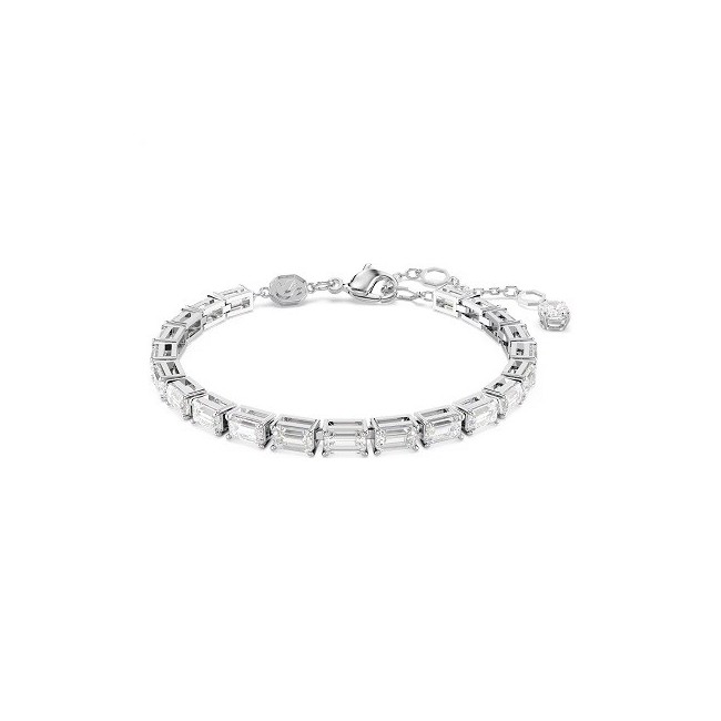 Swarovski Matrix Tennisarmband rechteckig geschliffene Kristalle 5707200