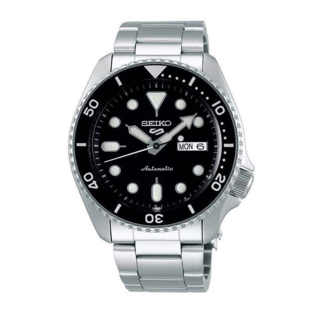 Orologio Seiko5 Sports nero automatico acciaio - SRPD55K1