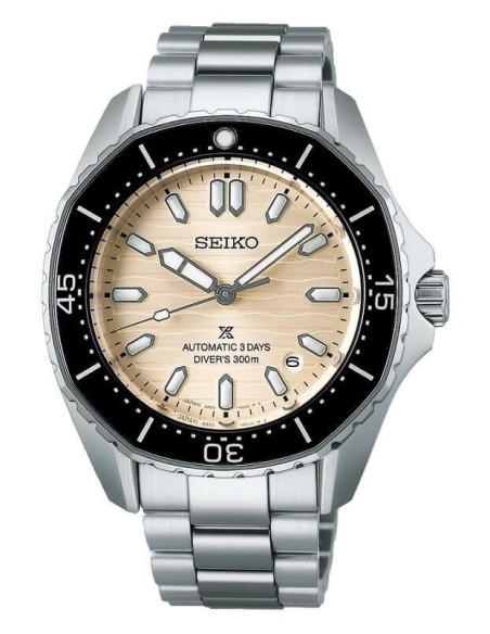 Orologio Seiko Prospex Diver 300M beige ghiera ottagonale SPB481J1