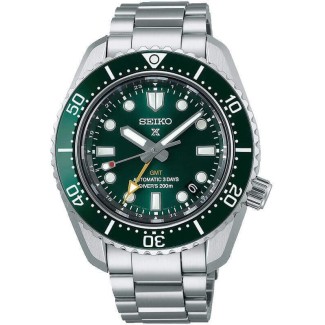 Orologio Seiko Prospex GMT Diver 200MT verde - SPB381J1