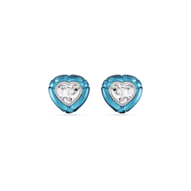 Orecchini a clip Swarovski Dulcis cuore blu - 5714385