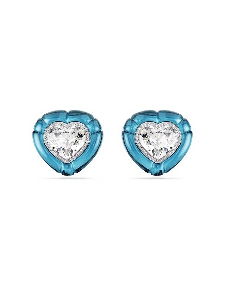 Orecchini a clip Swarovski Dulcis cuore blu - 5714385