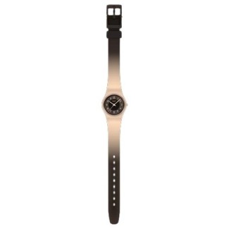Swatch Espresso Charm Lady Light and Dark Brown Watch LT104