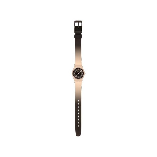 Swatch Espresso Charm Lady Hell- und Dunkelbraune Uhr LT104