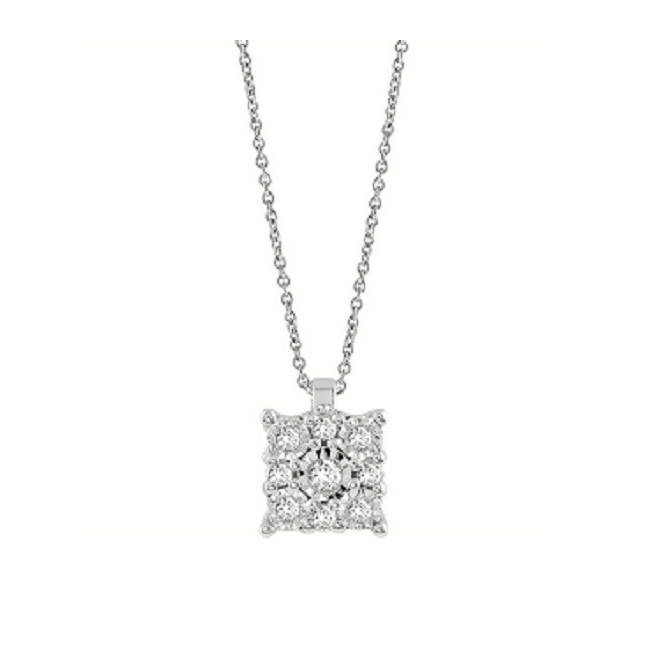 Collana Bliss Rugiada punto luce con Diamanti naturali - 20104707