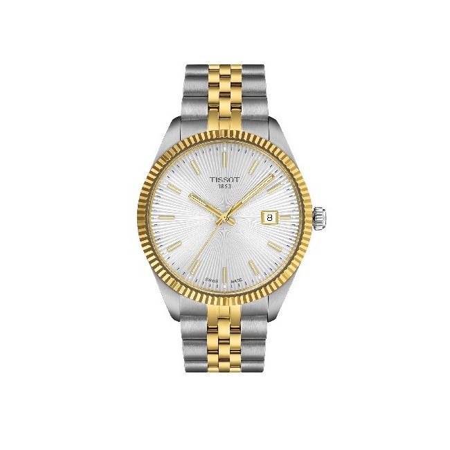 Tissot T-Classic Ballade 40mm Two-Tone Watch - T1564102203100