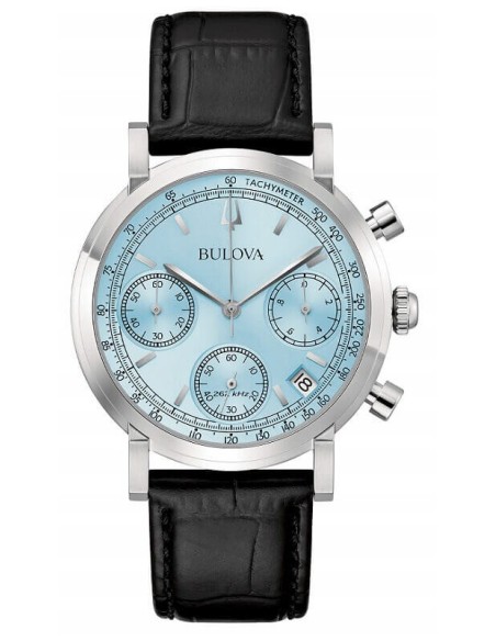 Bulova Chrono High Precisionist Himmelblaue Uhr – 96B456