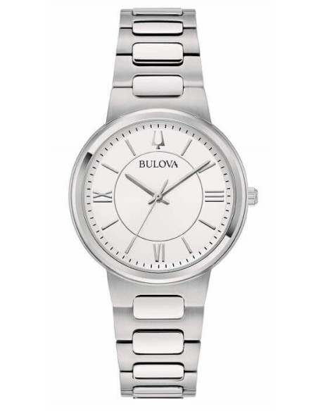 Bulova Women's Classic Elegant White Dial Watch - 96L334