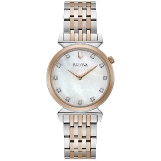Orologio Bulova Regatta Lady Diamonds bicolore rosè - 98P192