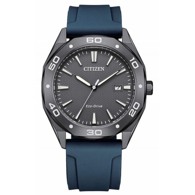 Citizen Metropolitan Sport Blau und Grau Eco Drive Uhr - BM7638-02H