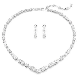 Swarovski Mesmera White Necklace and Earrings Set - 5674306
