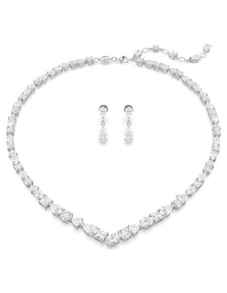 Swarovski Mesmera White Necklace and Earrings Set - 5674306