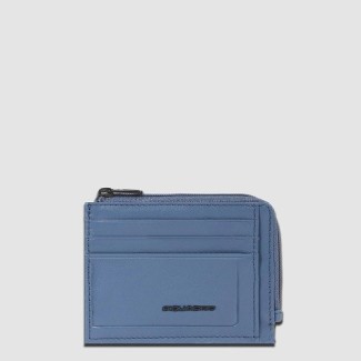 Bustina porta carte Piquadro Atlas blu avio - PP4822S138R/AV