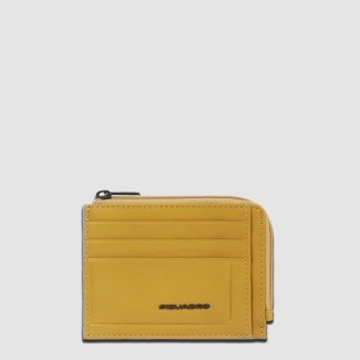Bustina porta carte Piquadro Atlas giallo - PP4822S138R/G