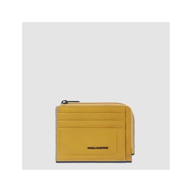 Piquadro Atlas yellow card holder - PP4822S138R/G